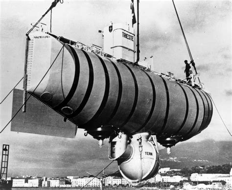 the bathyscaphe trieste.